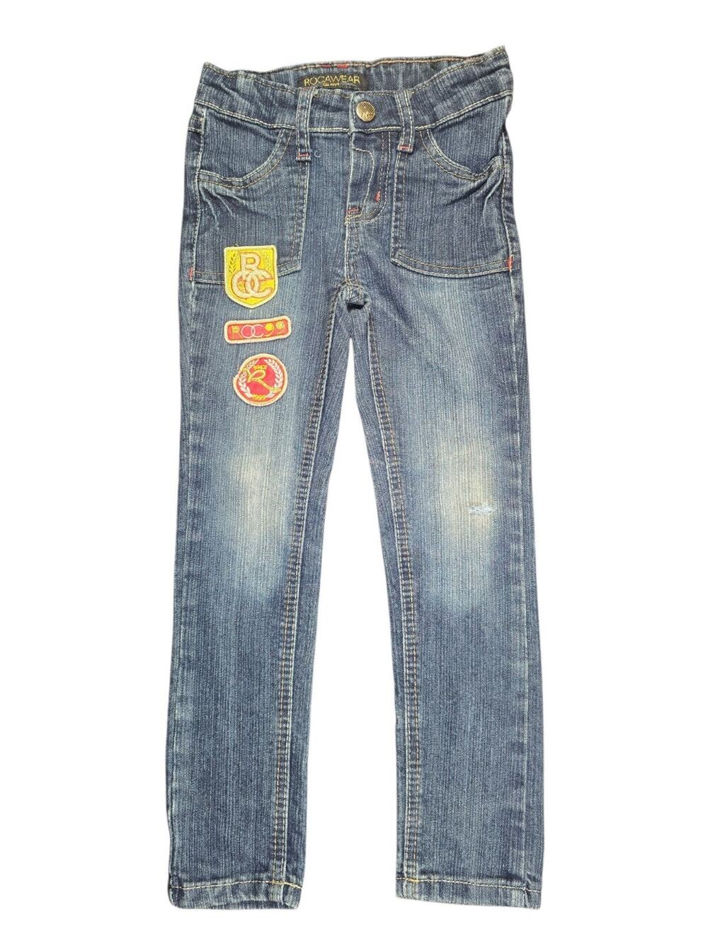 Vintage Rocawear Kids' Medium-Wash Denim Jeans Size 4